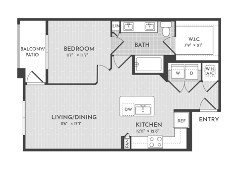 1Bed 1Bath at Stone Loch Apartments, Tomball, TX